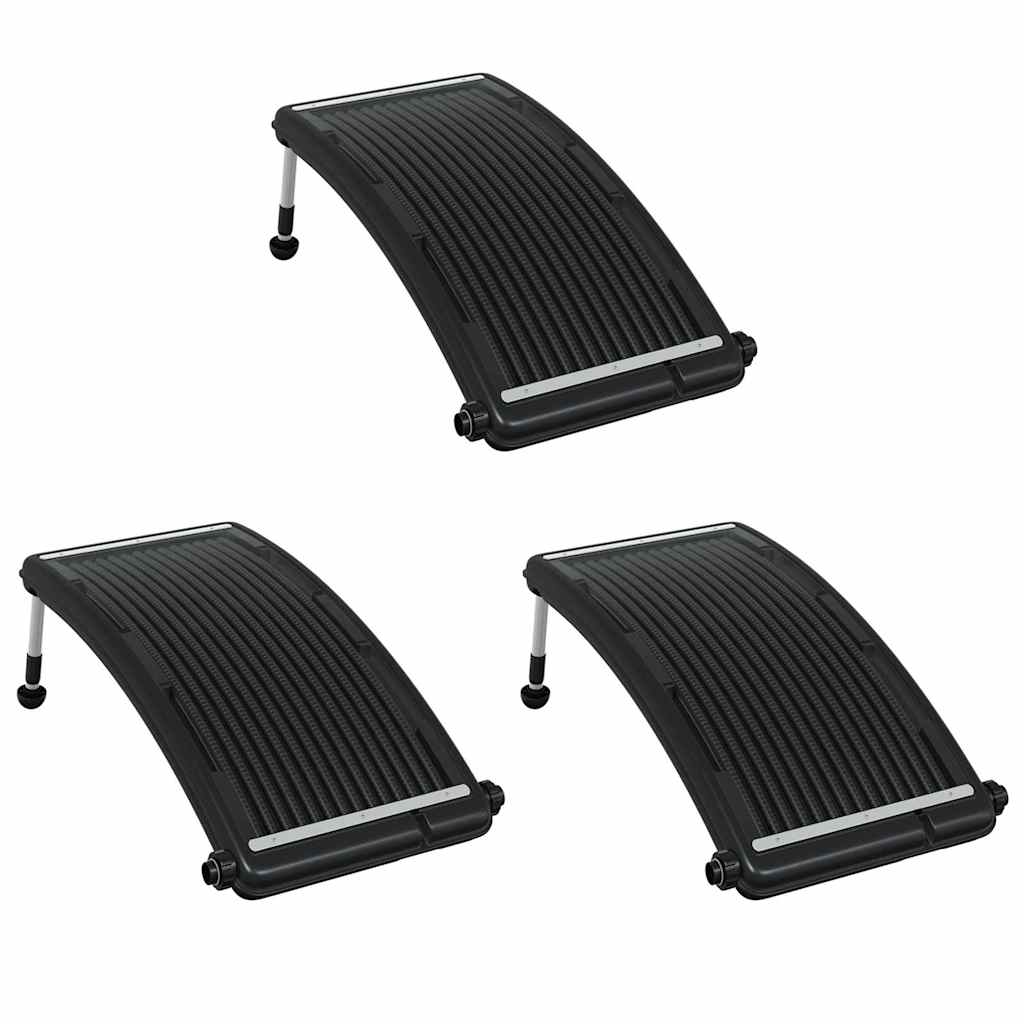 vidaXL Välvd solpanel för pool 3 st 110x65 cm