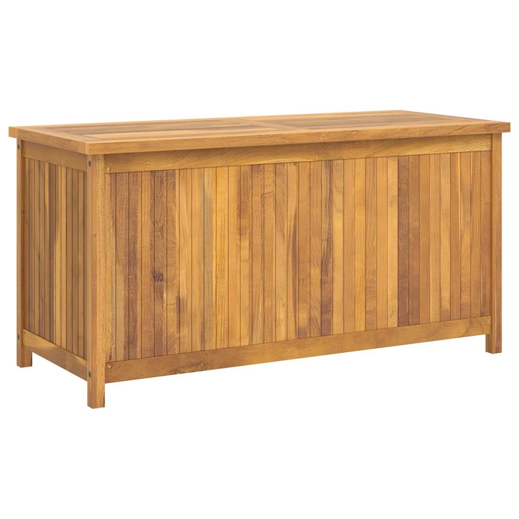 vidaXL Trädgårdslåda 114x50x58 cm massiv teak