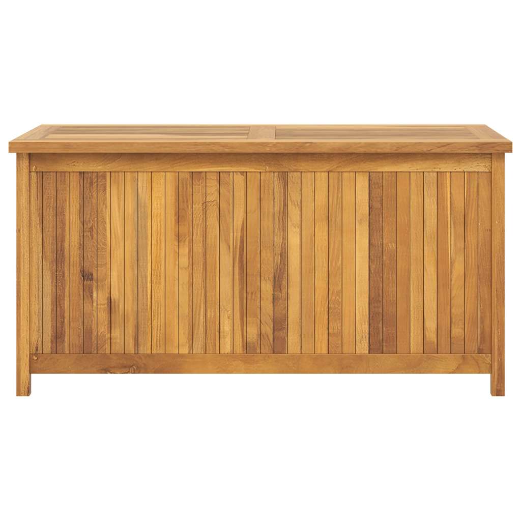 vidaXL Trädgårdslåda 114x50x58 cm massiv teak
