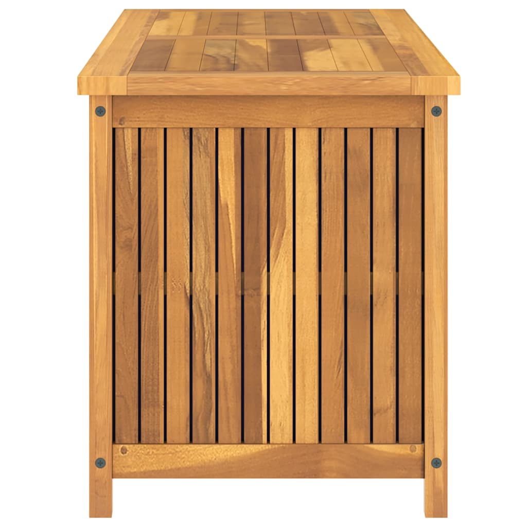 vidaXL Trädgårdslåda 114x50x58 cm massiv teak