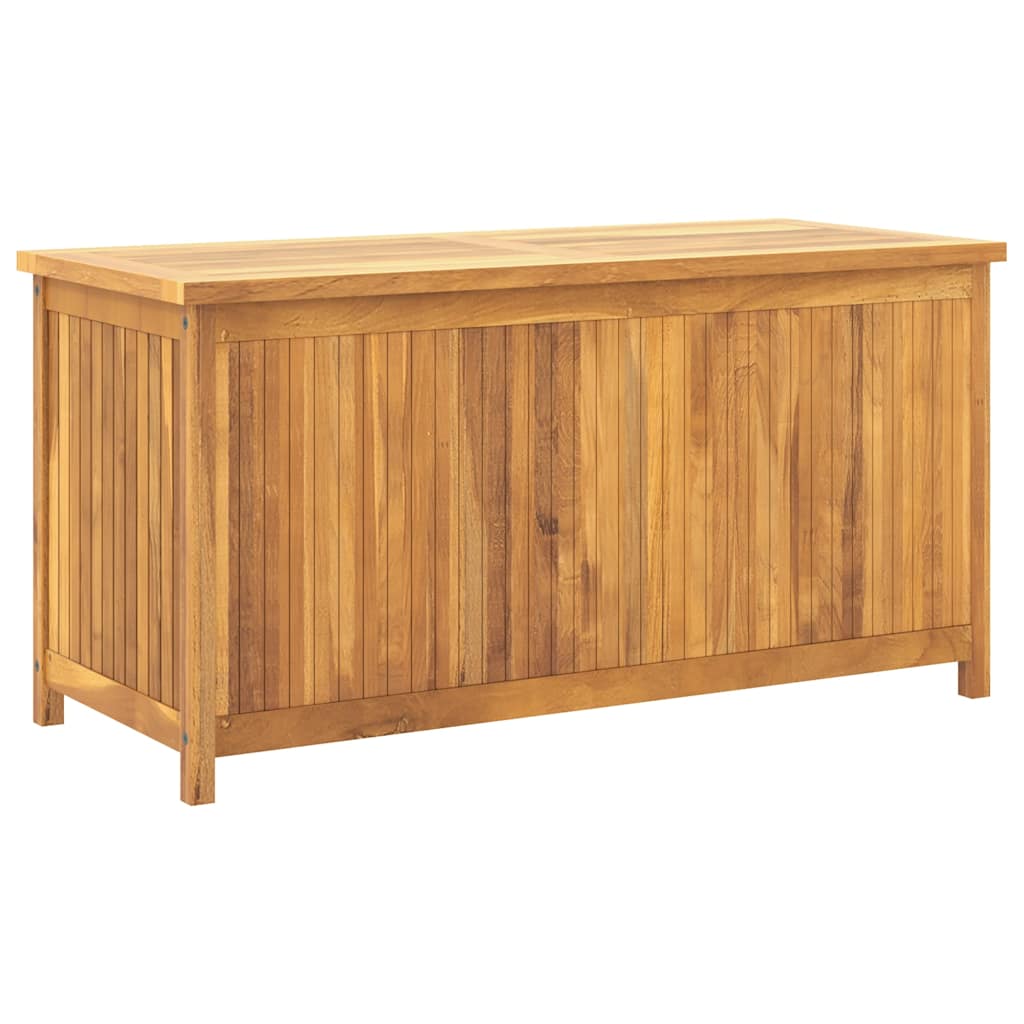vidaXL Trädgårdslåda 114x50x58 cm massiv teak