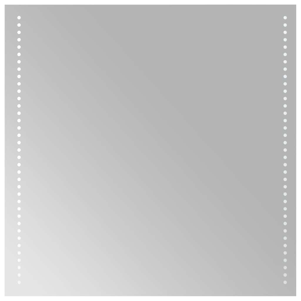 vidaXL Badrumsspegel LED 60x60 cm