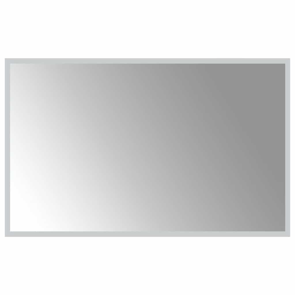 vidaXL Badrumsspegel LED 80x50 cm