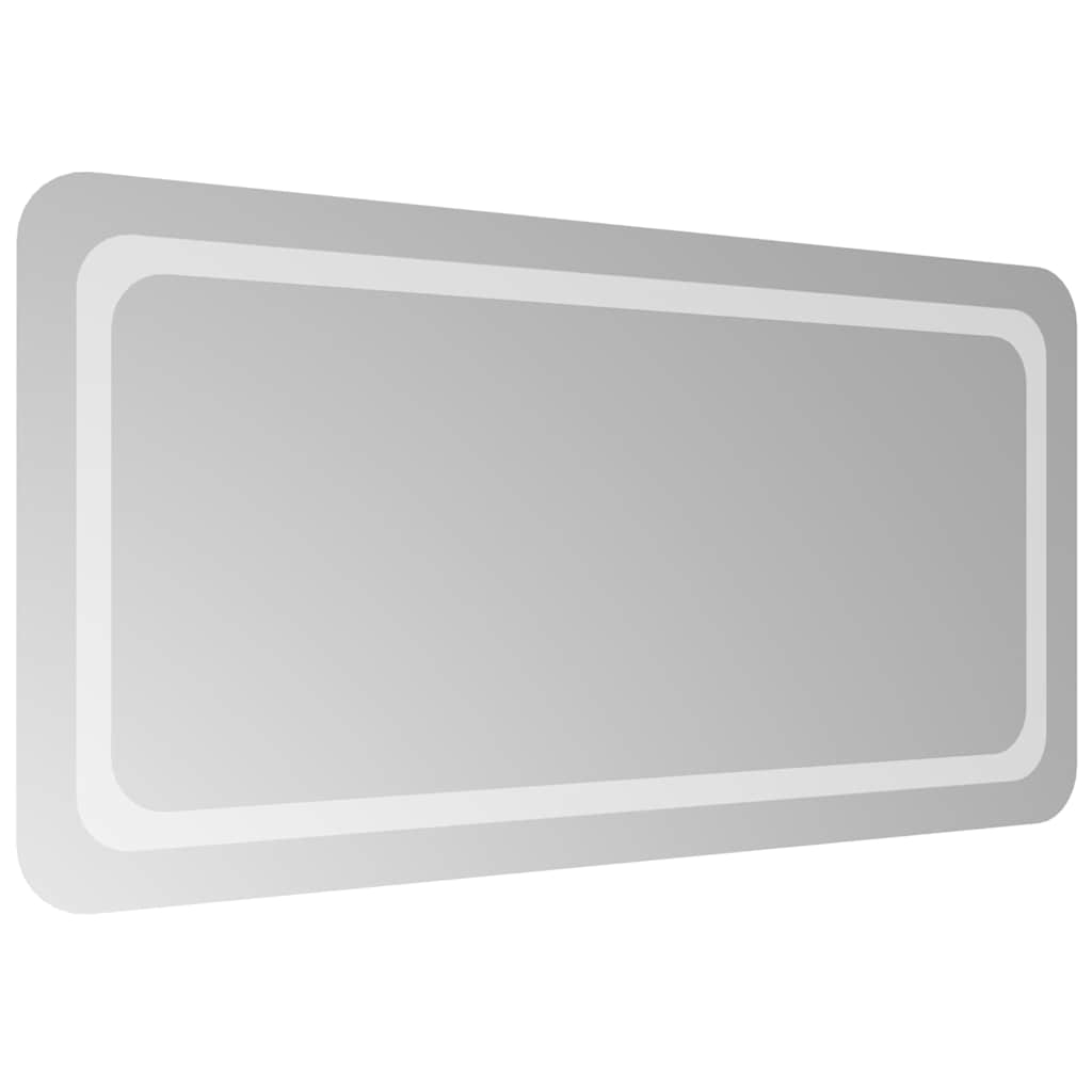 vidaXL Badrumsspegel LED 100x50 cm