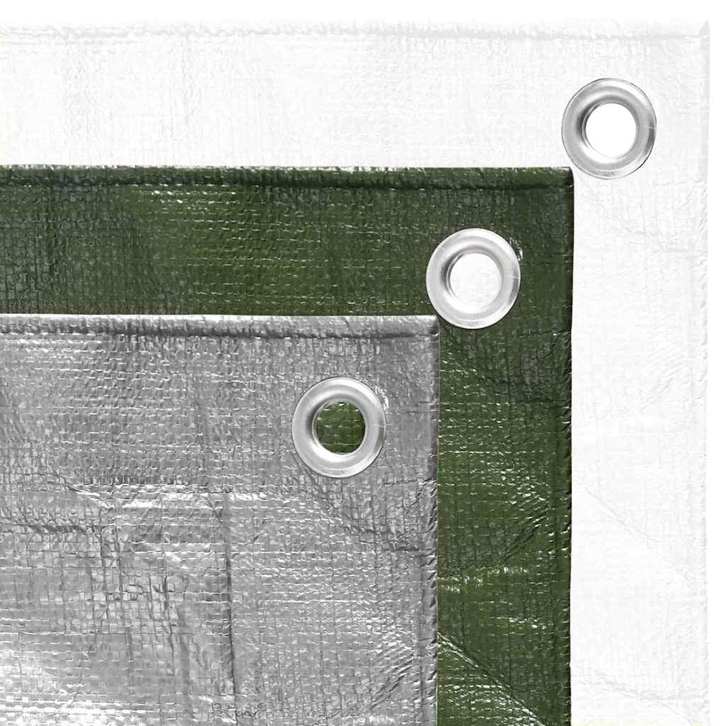 vidaXL Presenning 180 g/m² 2x3 m grön HDPE