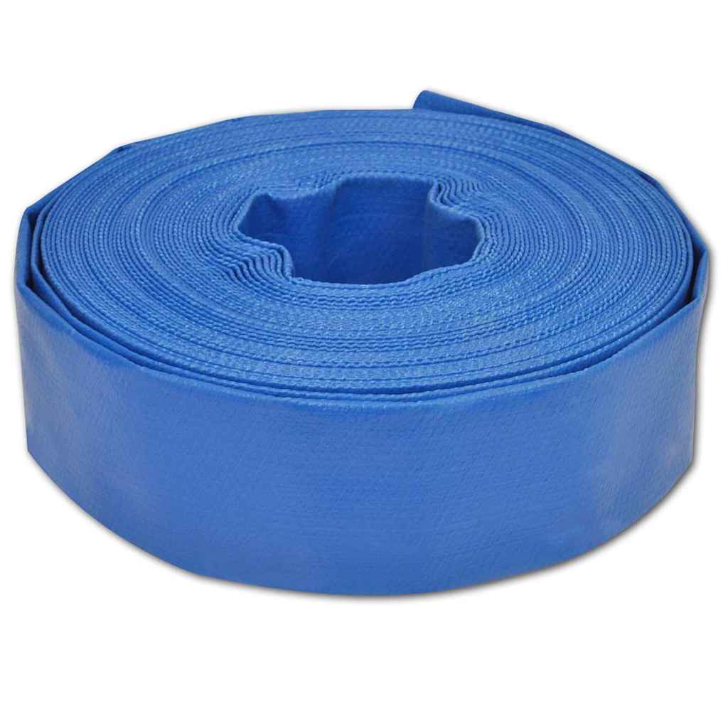 vidaXL Platt slang 100 m 2" PVC