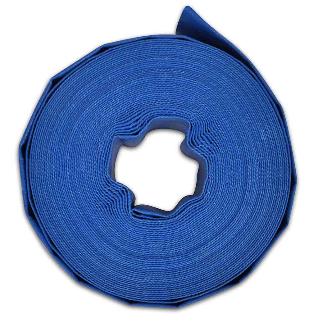 vidaXL Platt slang 100 m 2" PVC