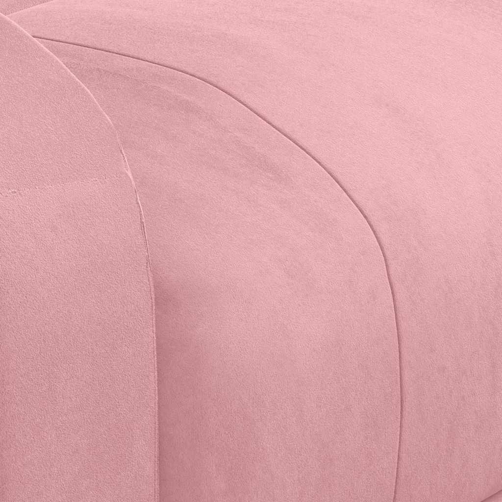 vidaXL Elektrisk massagefåtölj rosa sammet