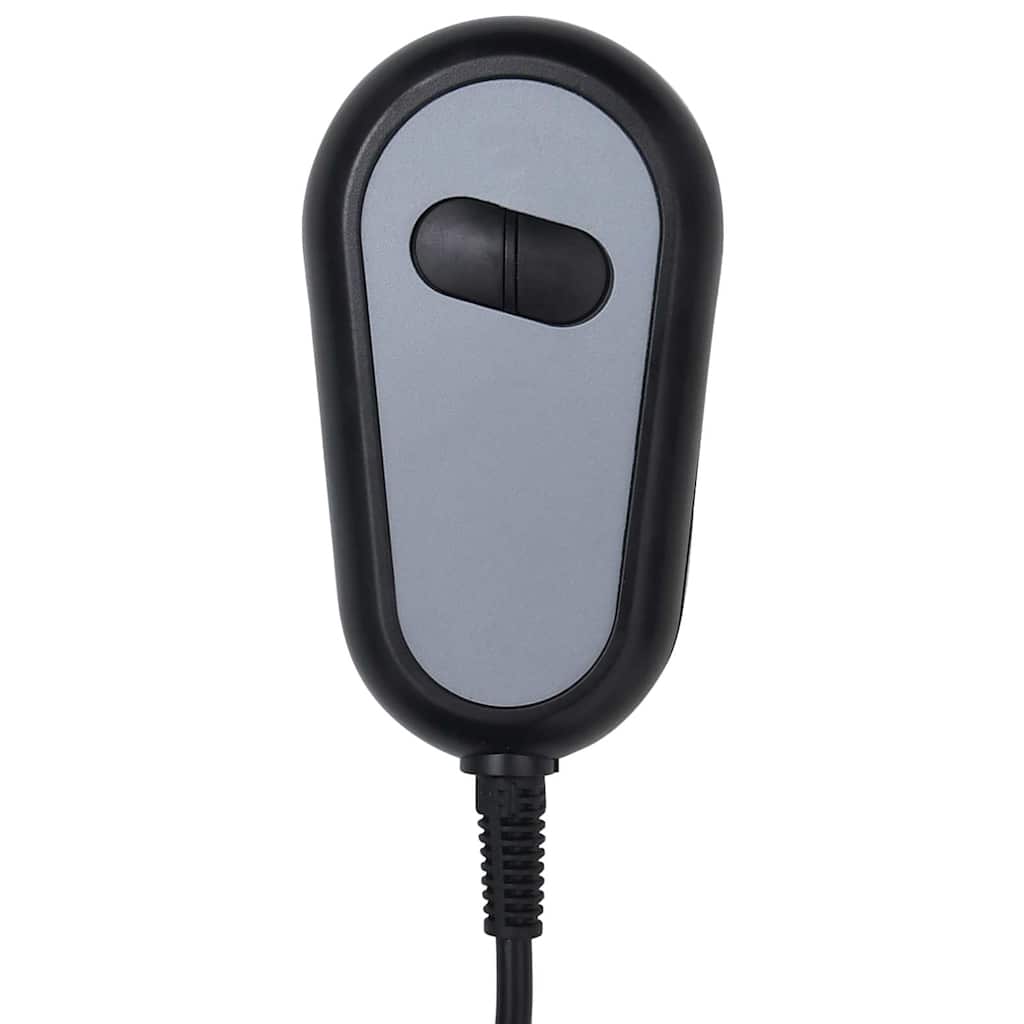 vidaXL Elektrisk massagefåtölj ljusgrå tyg