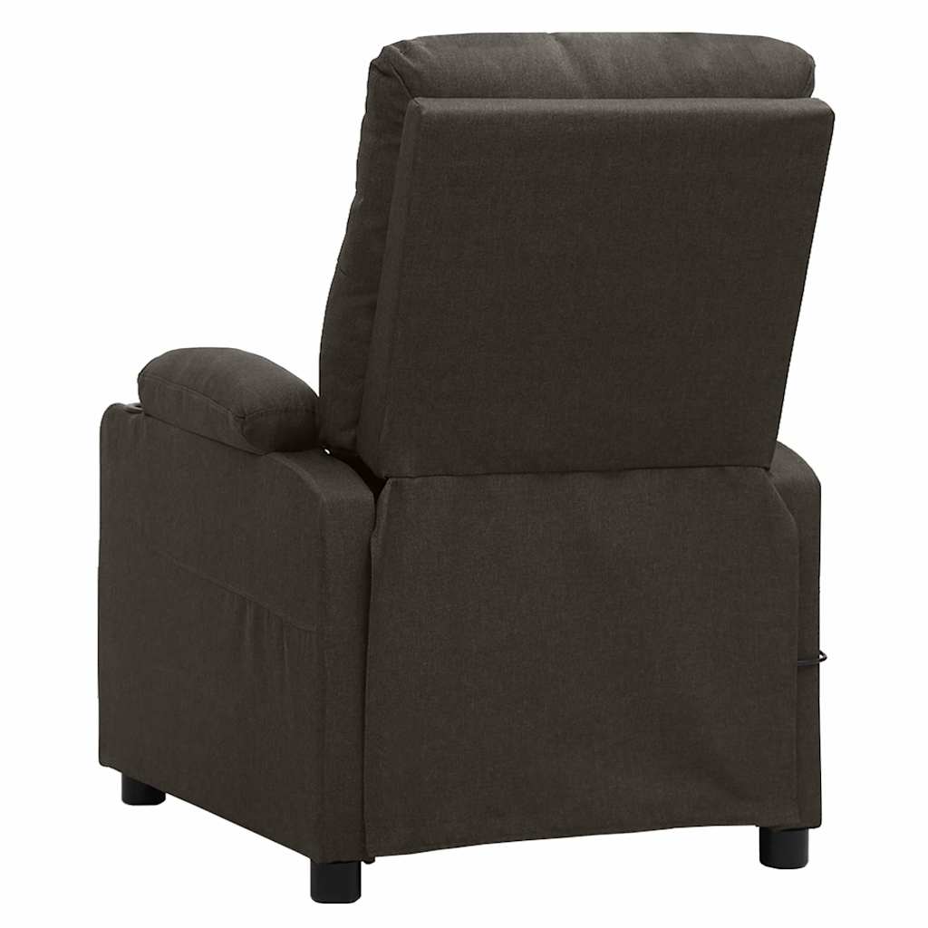 vidaXL Elektrisk massagefåtölj taupe tyg