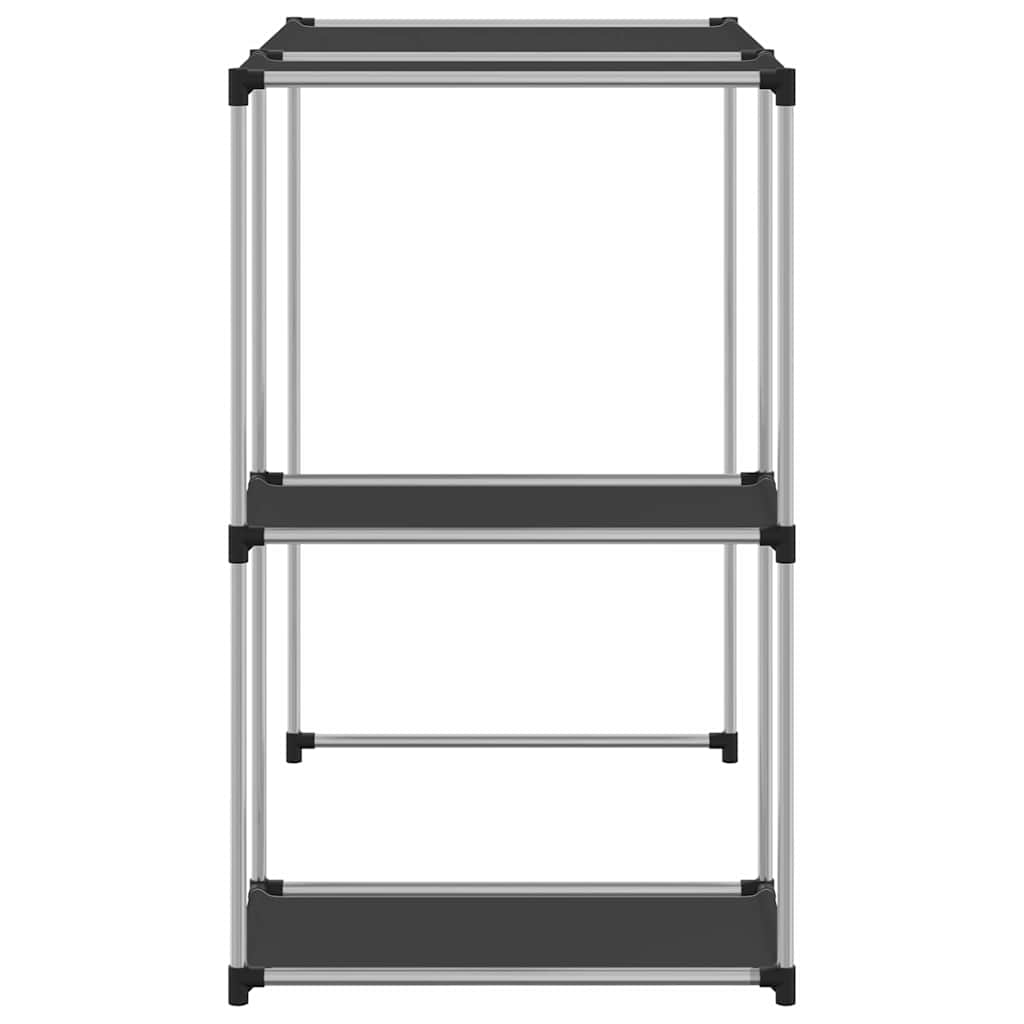 vidaXL Hylla för tvättmaskin svart 87x55x90,5 cm järn