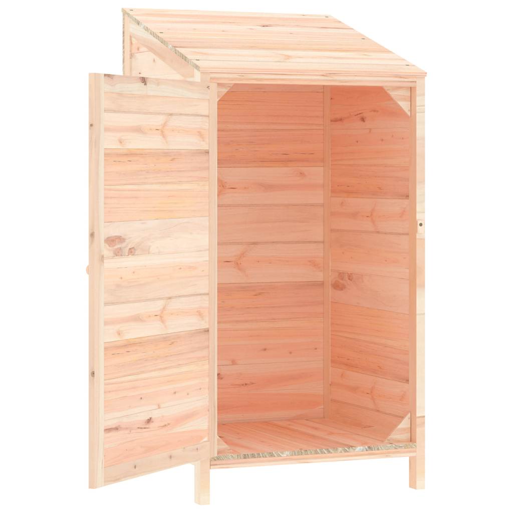 vidaXL Trädgårdsbod 55x52x112 cm massivt granträ