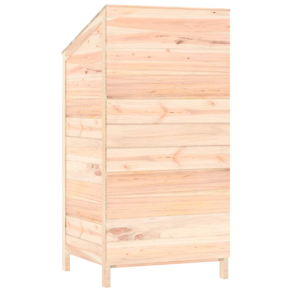 vidaXL Trädgårdsbod 55x52x112 cm massivt granträ