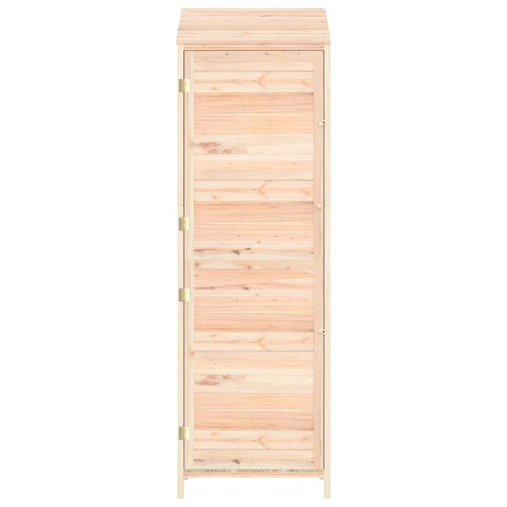 vidaXL Trädgårdsbod 55x52x174,5 cm massivt granträ