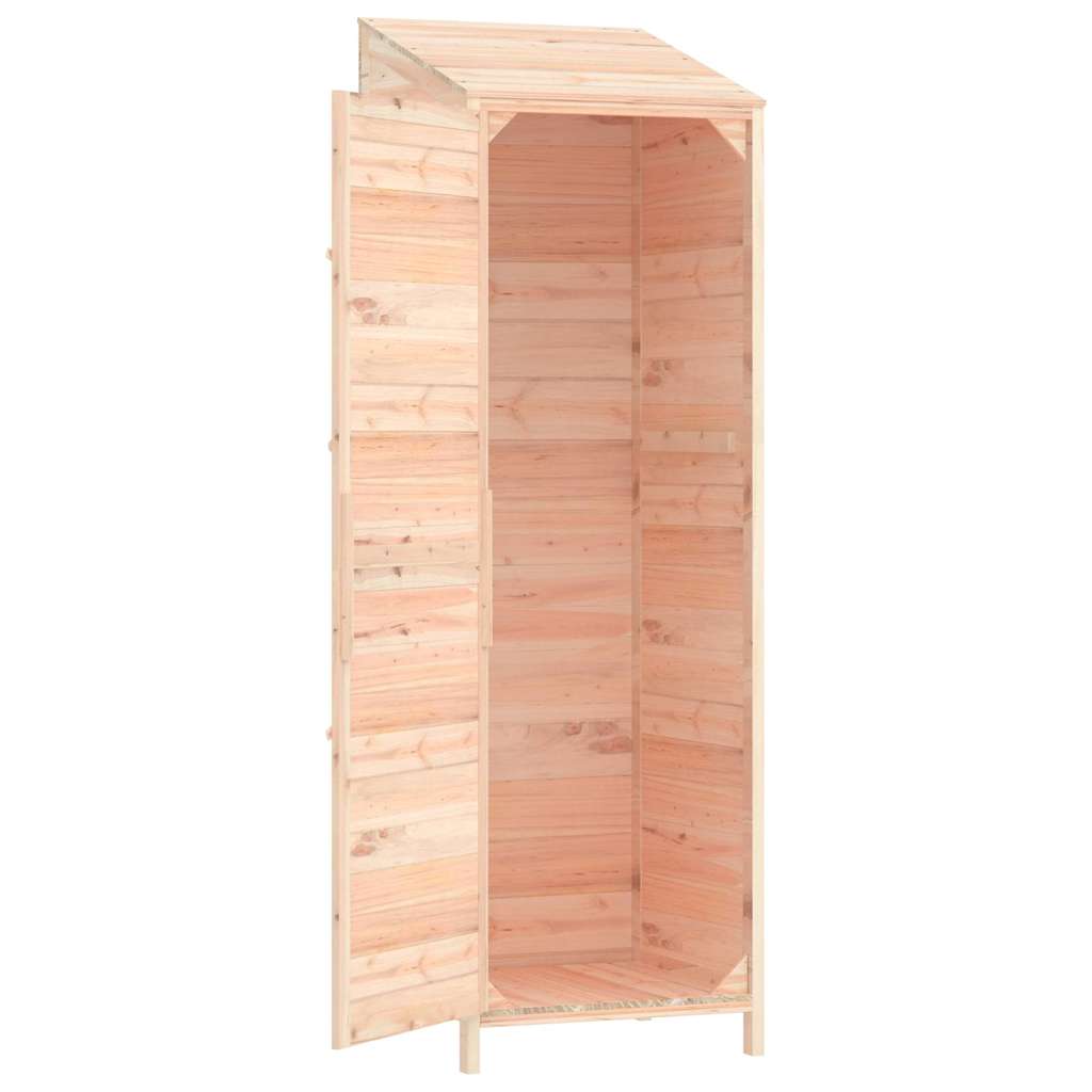 vidaXL Trädgårdsbod 55x52x174,5 cm massivt granträ