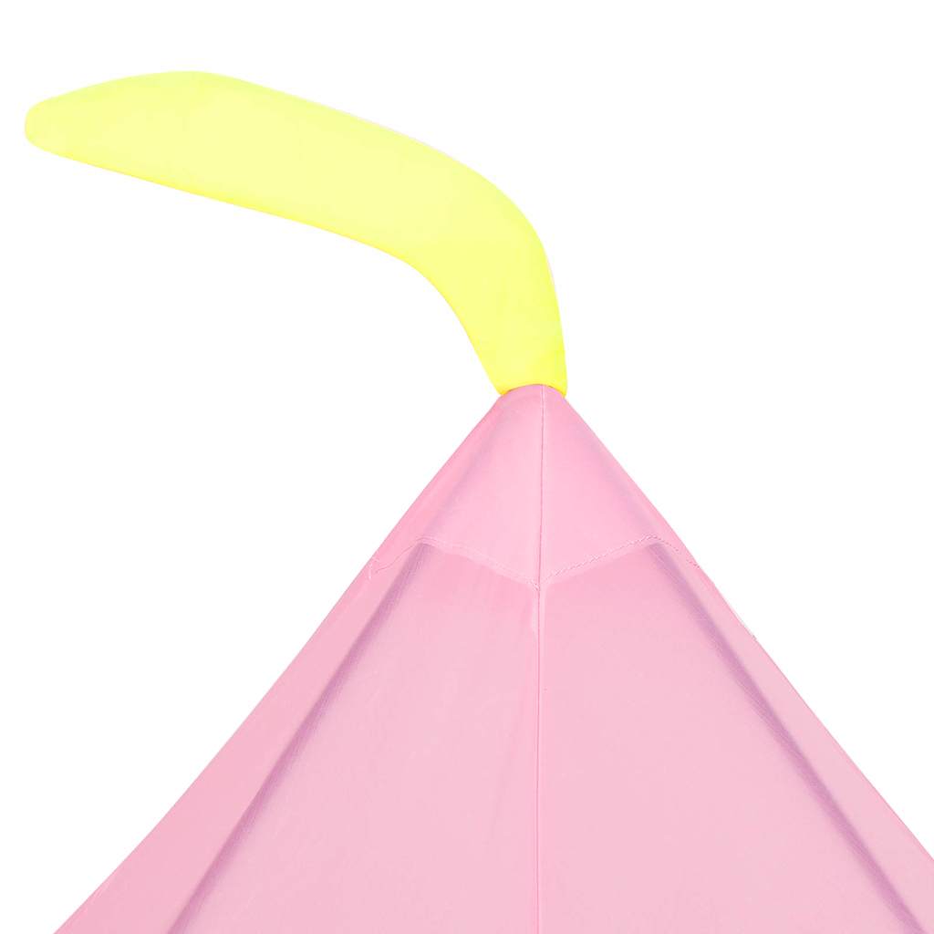 vidaXL Lektält med 250 bollar rosa 100x100x127 cm