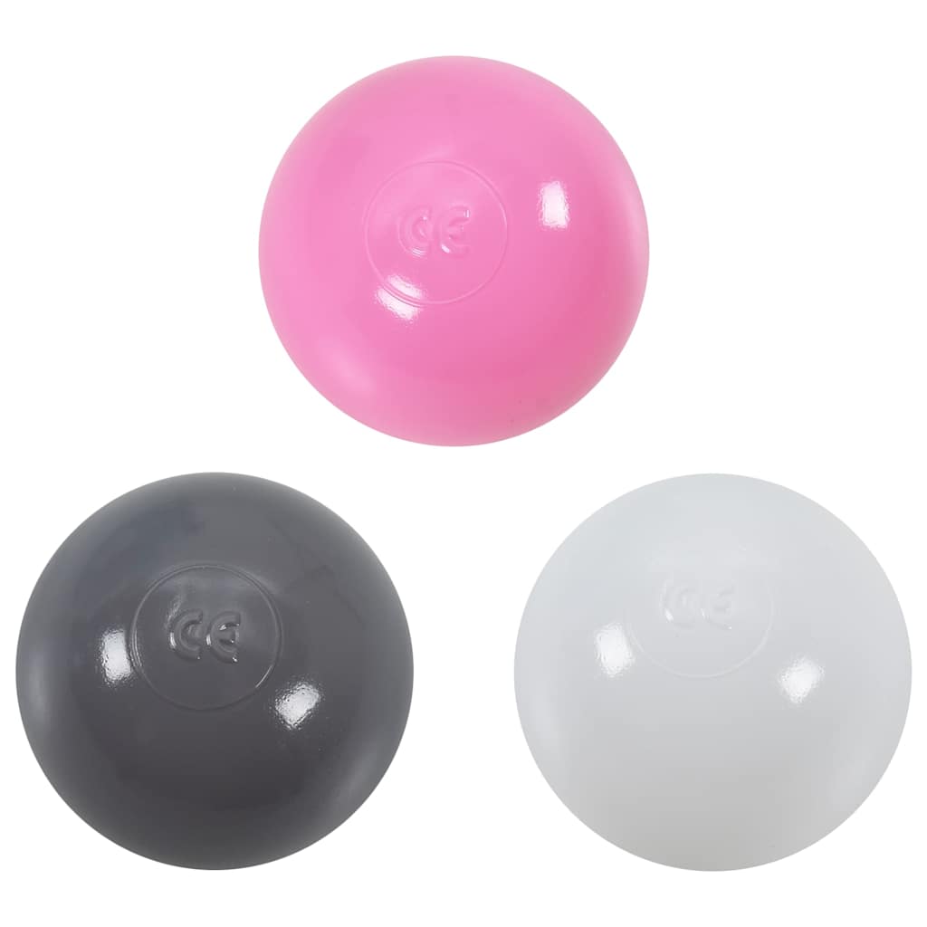 vidaXL Lektunnel med 250 bollar grön 175 cm polyester