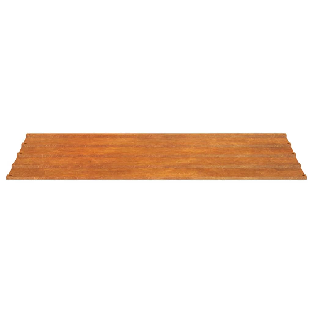 vidaXL Takplåt 12 st rostfärgad 80x44 cm rosttrögt stål