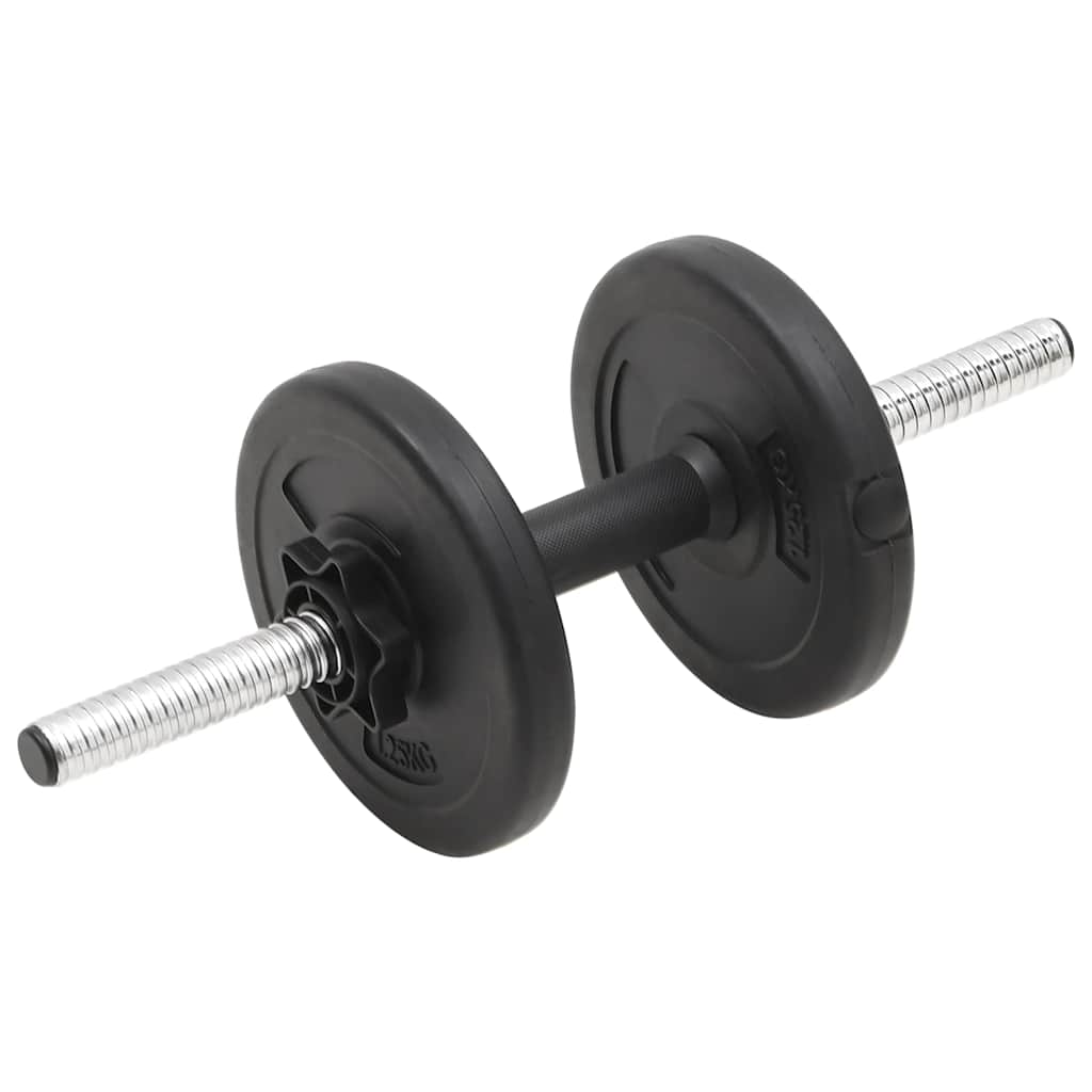 vidaXL Skivstång och hantlar set 30 kg