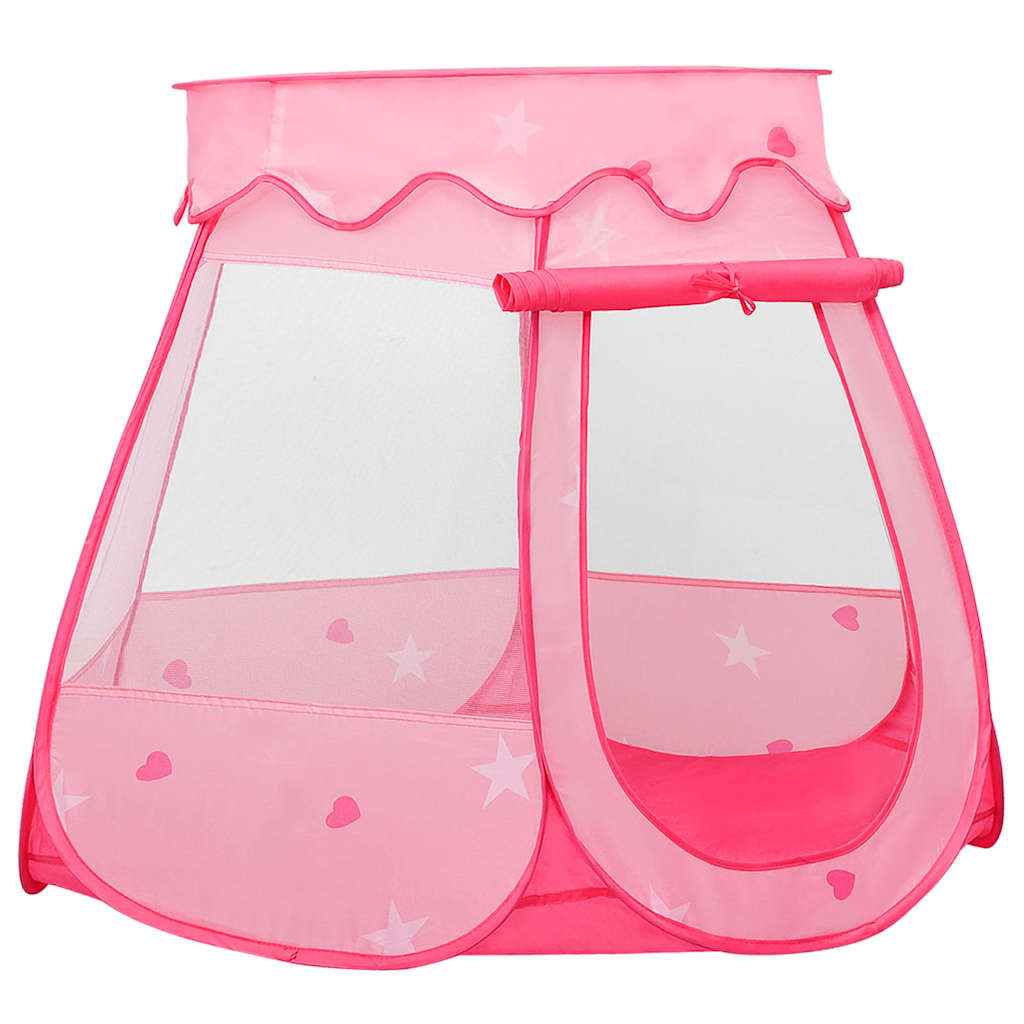 vidaXL Lektält för barn rosa 102x102x82 cm