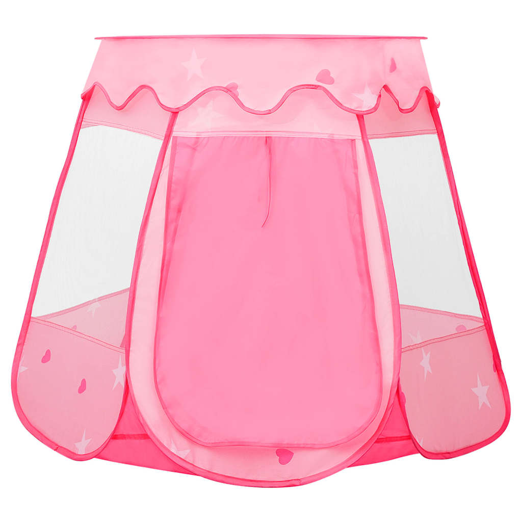 vidaXL Lektält för barn rosa 102x102x82 cm