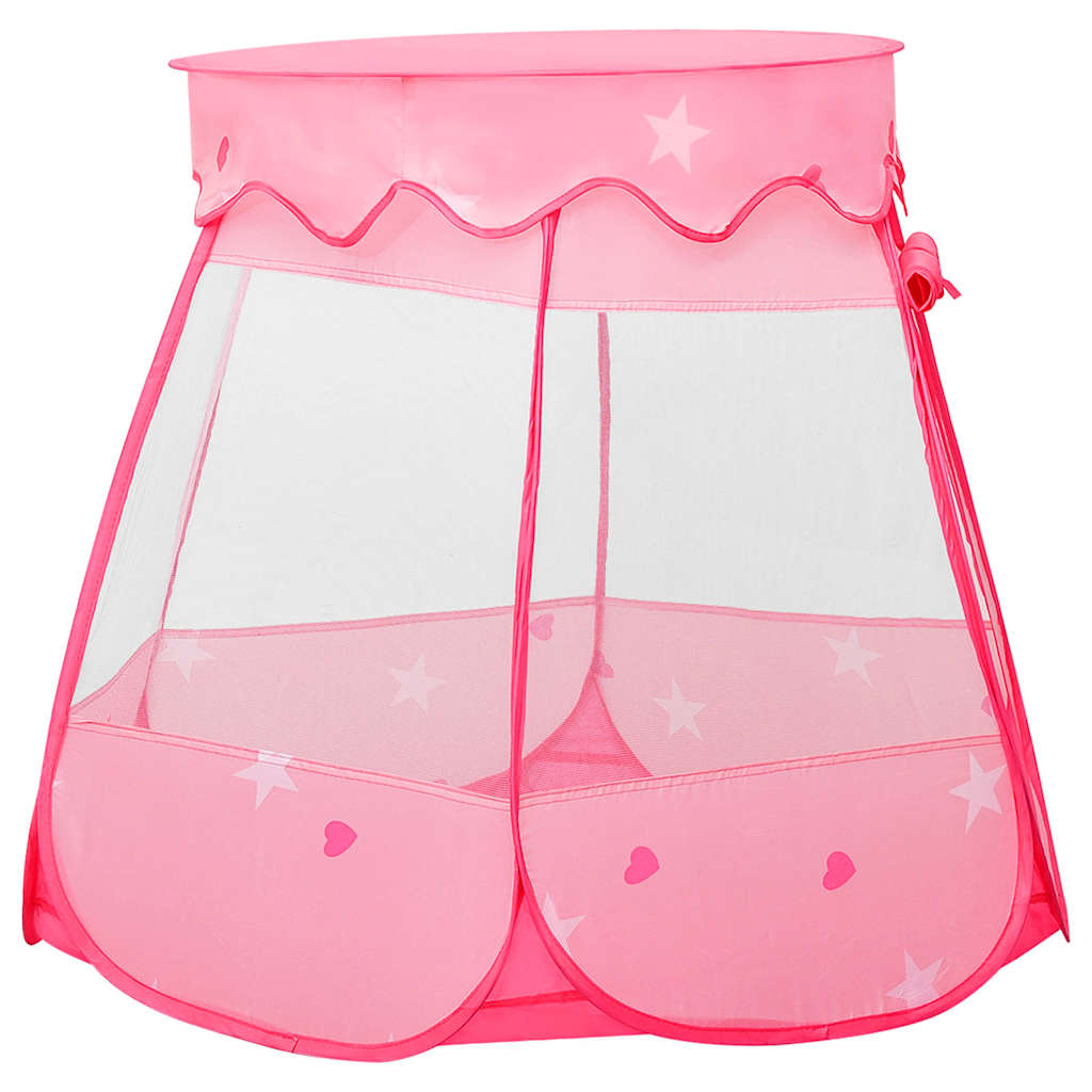 vidaXL Lektält för barn rosa 102x102x82 cm