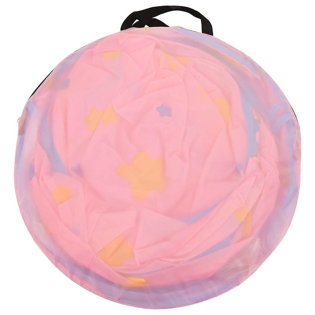 vidaXL Lektält för barn rosa 301x120x128 cm