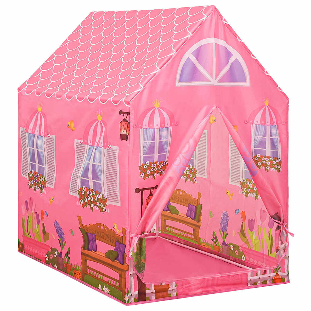 vidaXL Lektält för barn rosa 69x94x104 cm