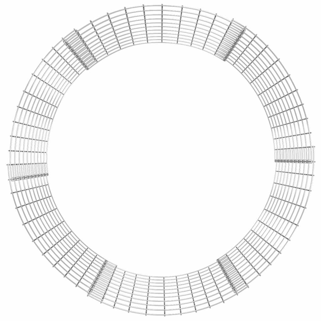 vidaXL Kompost Ø100x100 cm galvaniserat stål