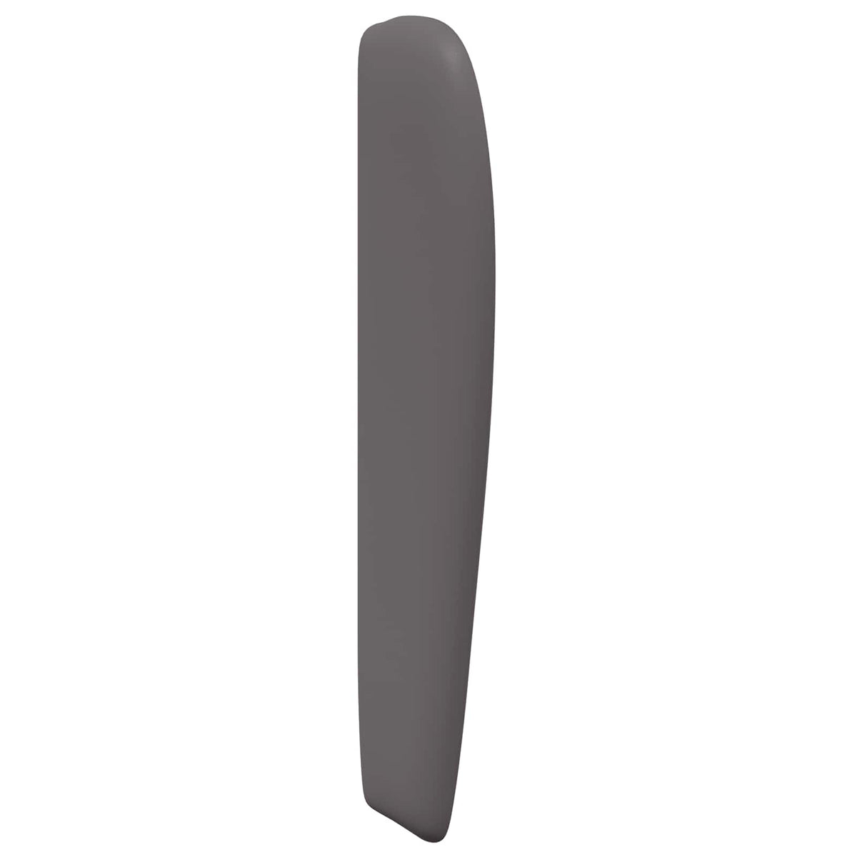 vidaXL Sänggavel Öra Dämpad Grå 80 x 23 x 6 cm PVC