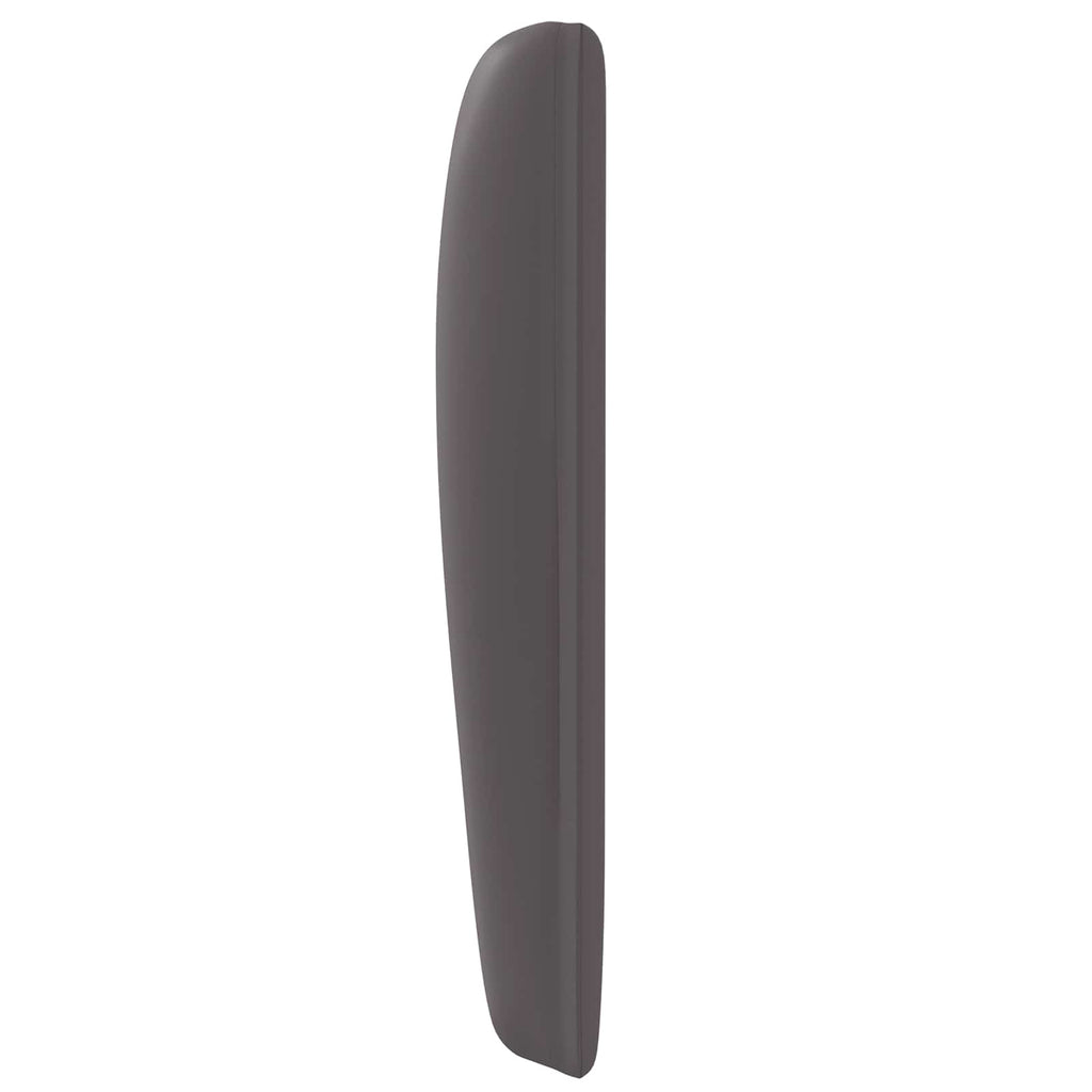 vidaXL Sänggavel Öra Dämpad Grå 80 x 23 x 6 cm PVC