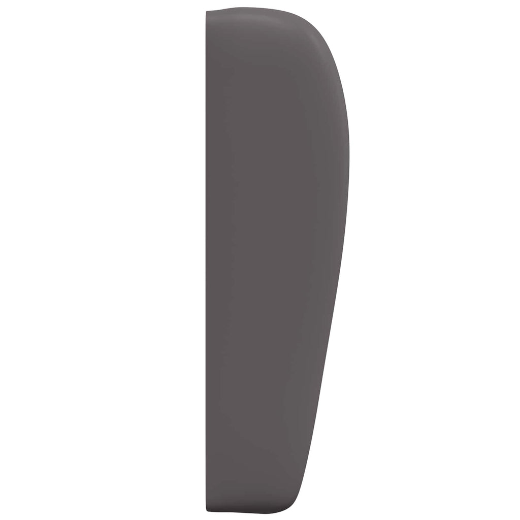 vidaXL Sänggavel Öra Dämpad Grå 80 x 23 x 6 cm PVC