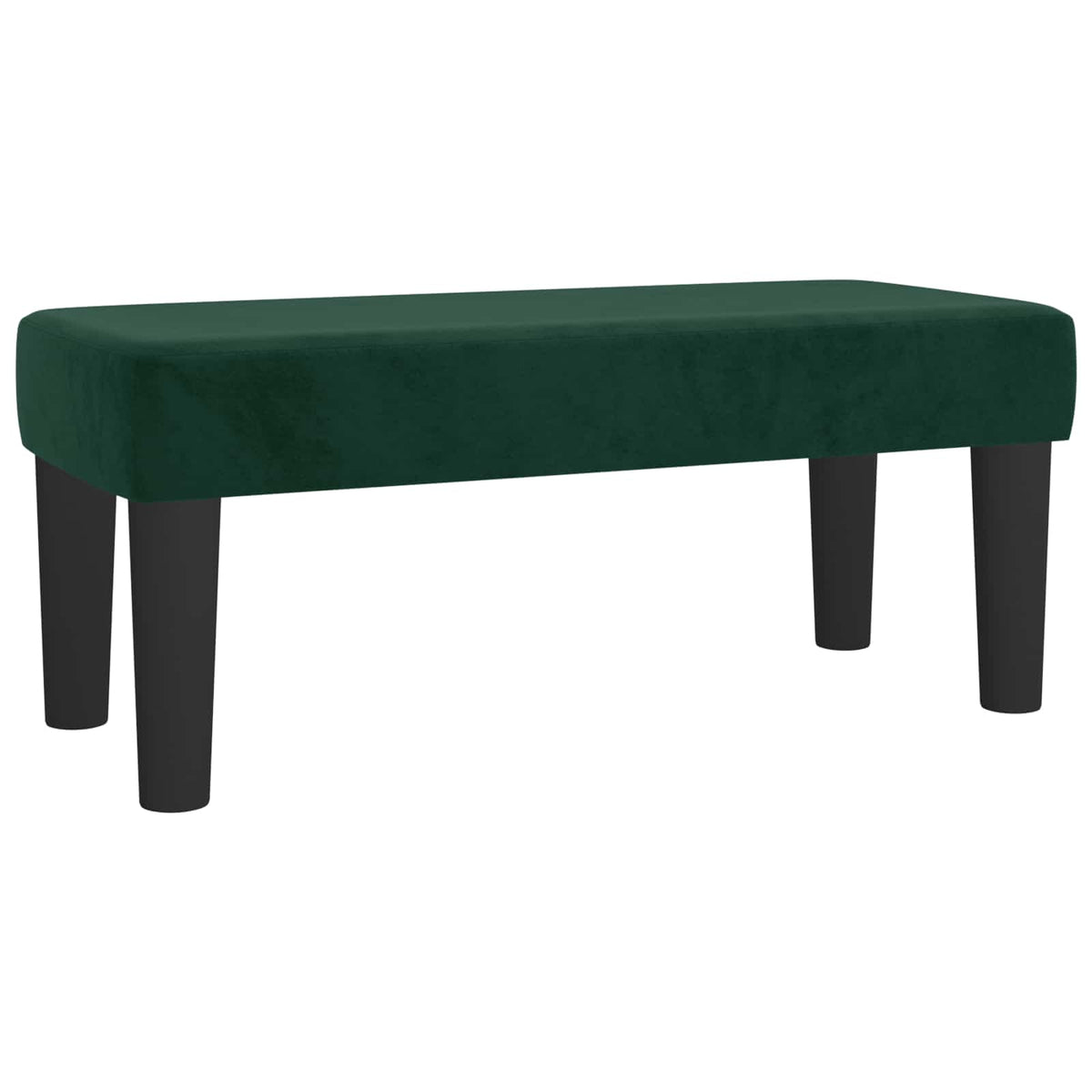 vidaXL Bänk mörkgrön 70x30x30 cm sammet