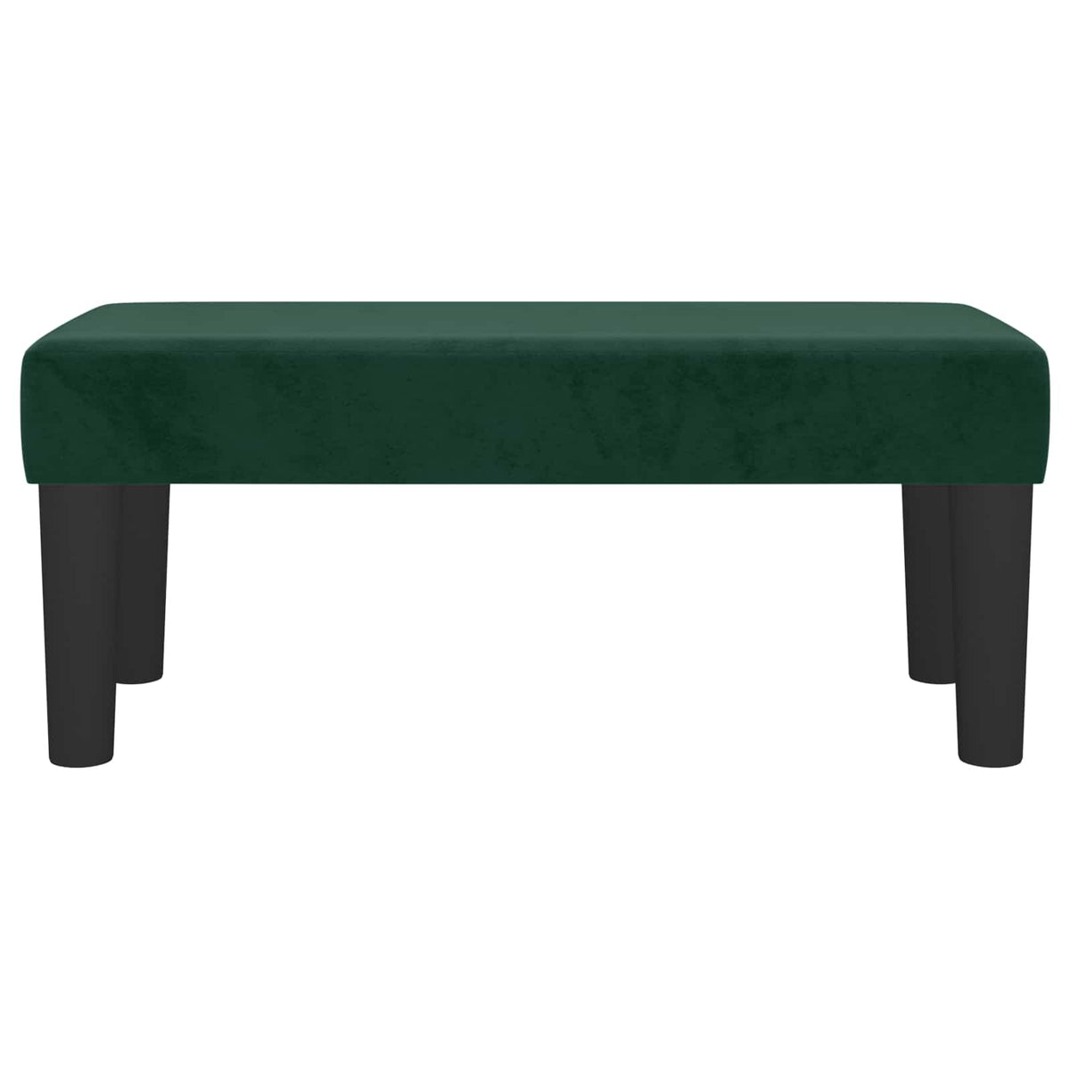 vidaXL Bänk mörkgrön 70x30x30 cm sammet
