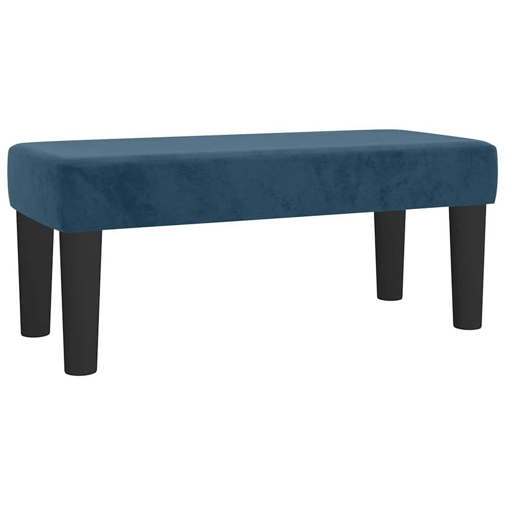 vidaXL Bänk mörkgrå 70x30x30 cm sammet