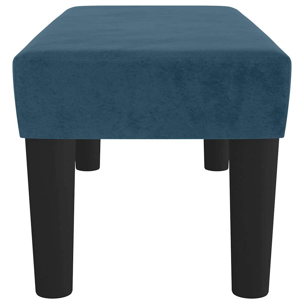 vidaXL Bänk mörkgrå 70x30x30 cm sammet