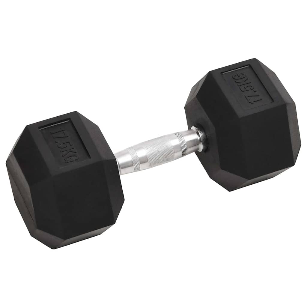 vidaXL Hantel 17,5 kg gjutjärn