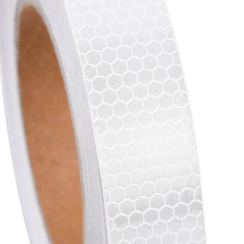 vidaXL Reflextejp vit 2,5 cmx20 m PVC