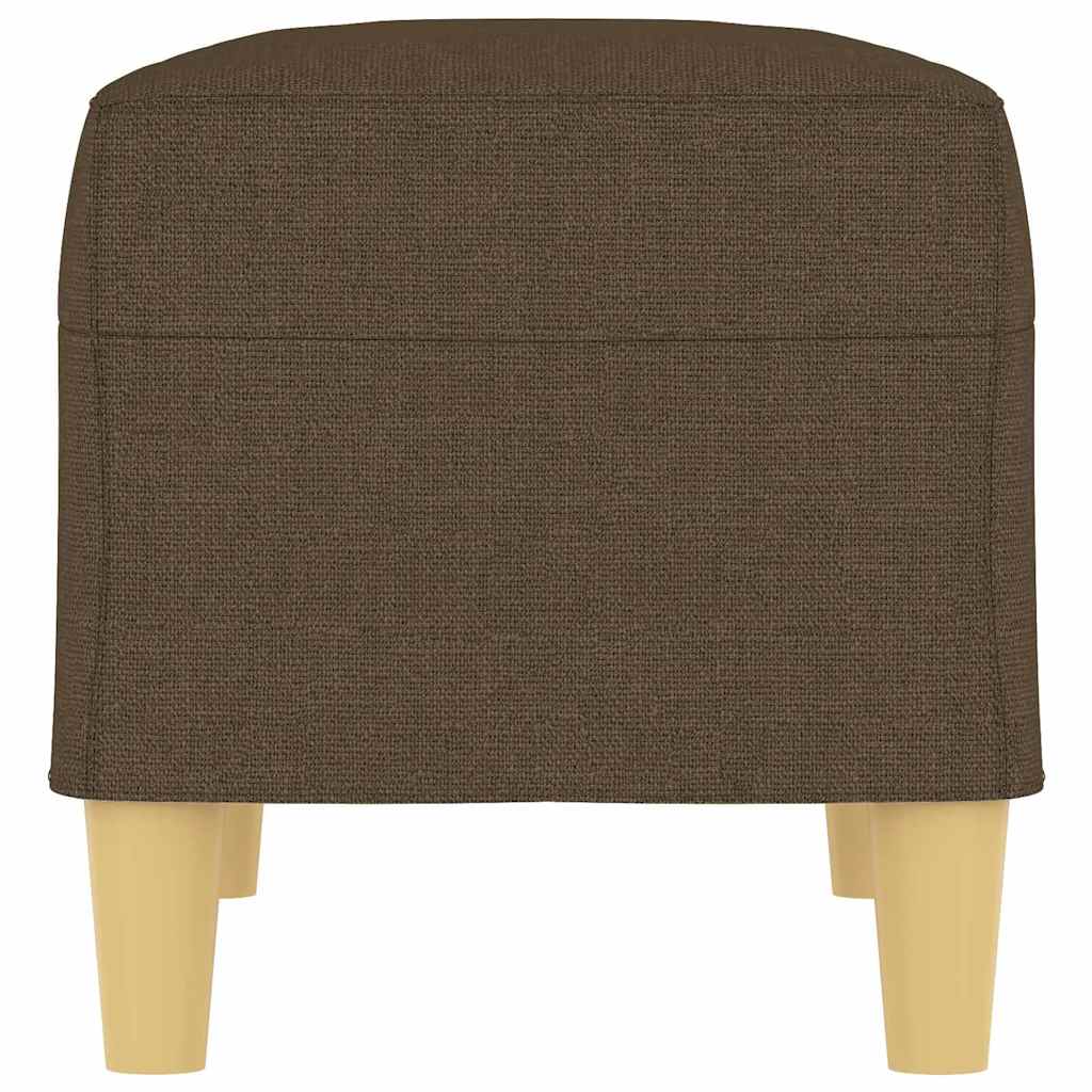 vidaXL Bänk brun 70x35x41 cm tyg