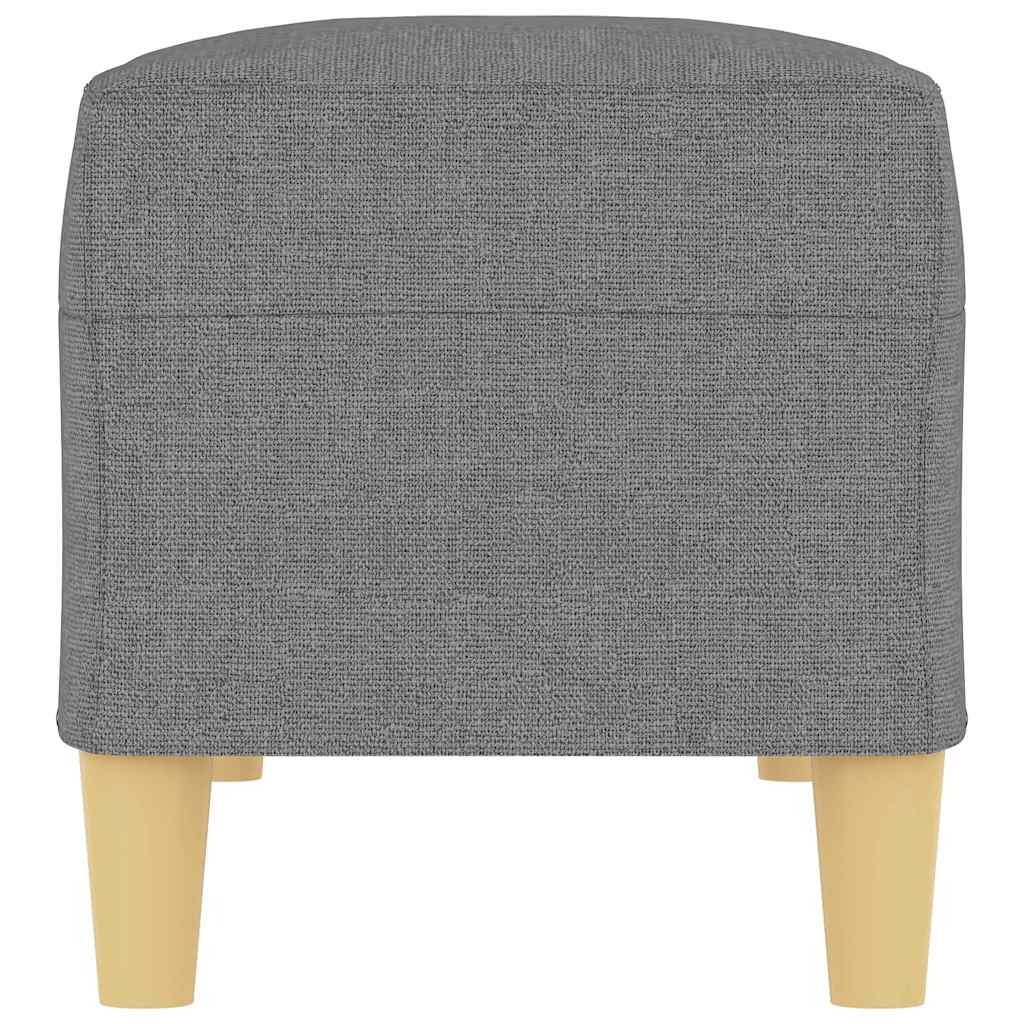 vidaXL Bänk mörkgrå 100x35x41 cm tyg