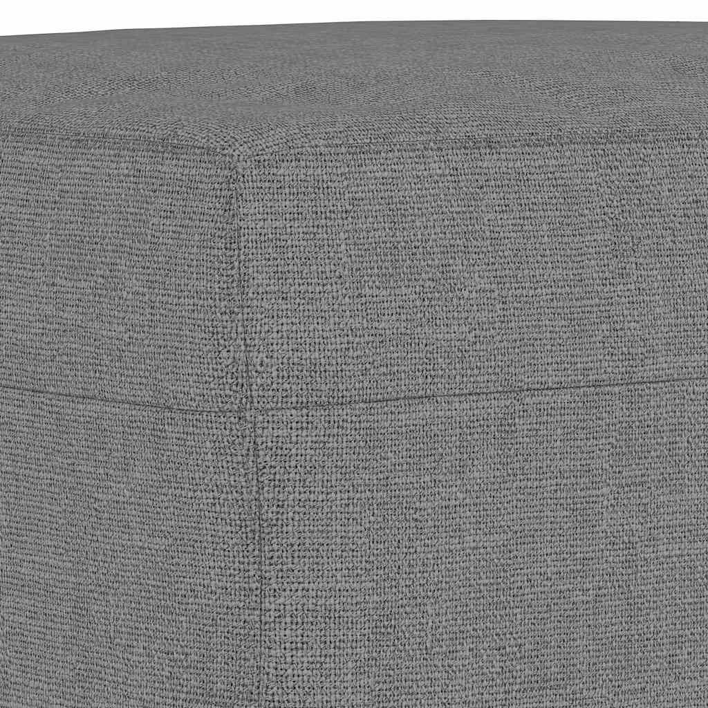 vidaXL Bänk mörkgrå 100x35x41 cm tyg