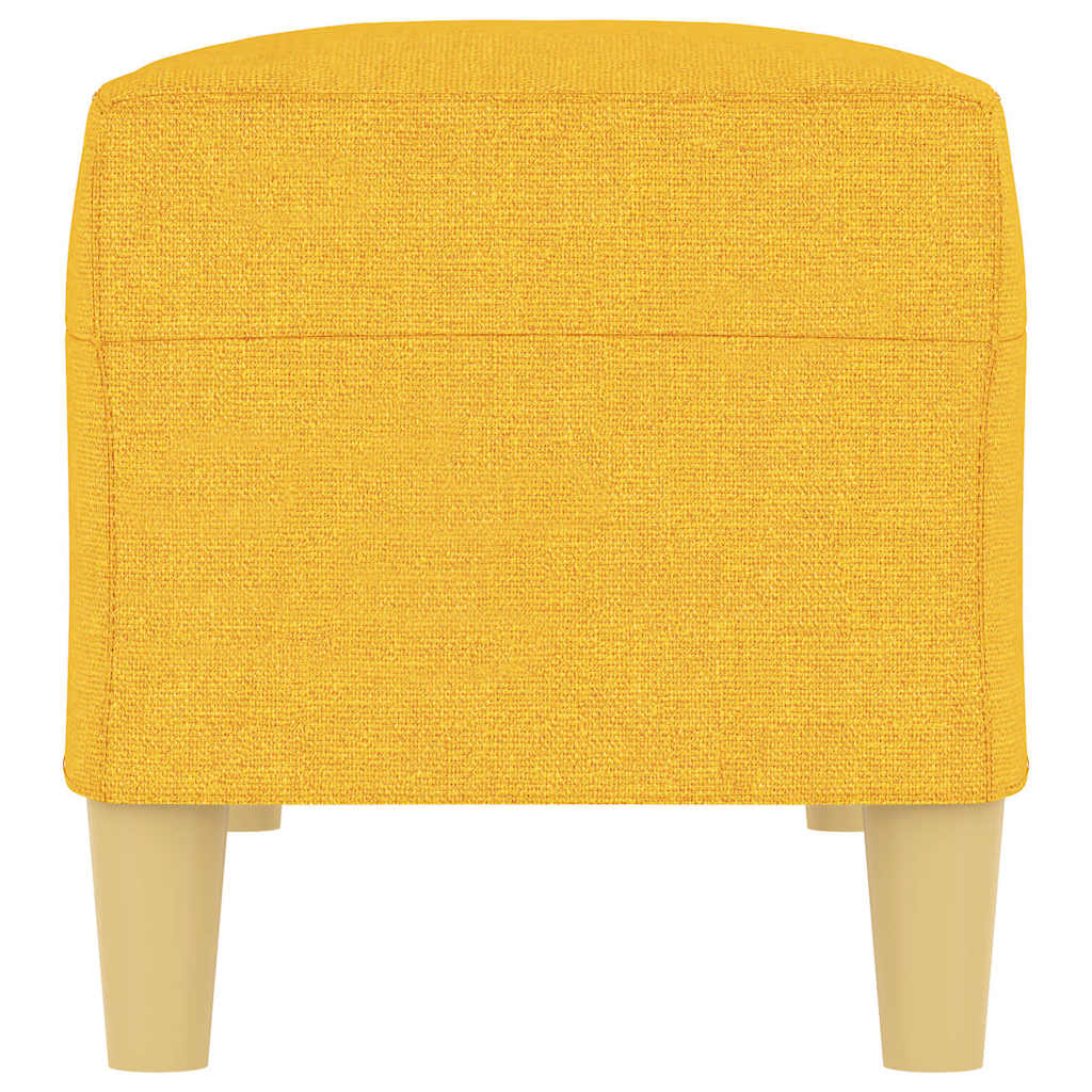 vidaXL Bänk ljusgul 100x35x41 cm tyg