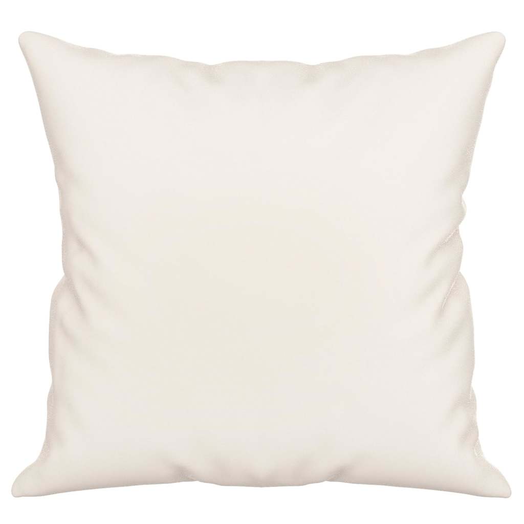 vidaXL Prydnadskuddar 2 st beige 40x40 cm mikrofibertyg