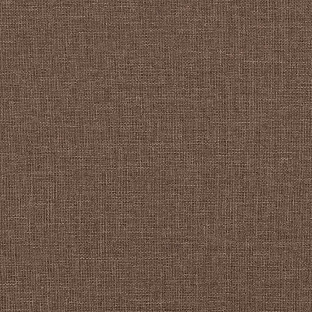 vidaXL Prydnadskuddar 2 st brun Ø15x50 cm tyg