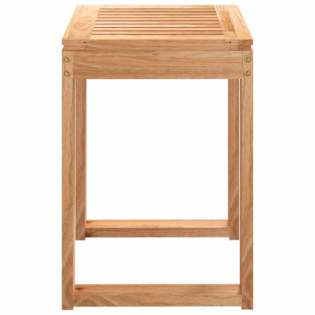 vidaXL Badrumspall 40x30x46 cm massivt valnötsträ