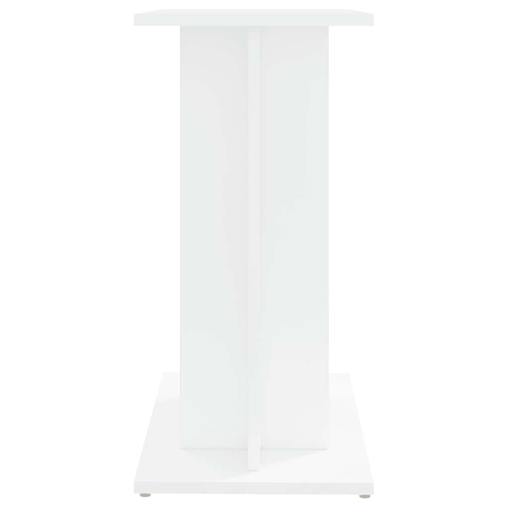 vidaXL Akvariebänk vit 60x30x60 cm konstruerat trä