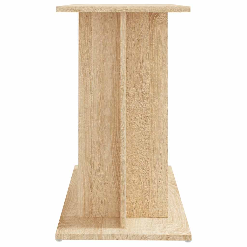 vidaXL Akvariebänk sonoma-ek 80x35x60 cm konstruerat trä