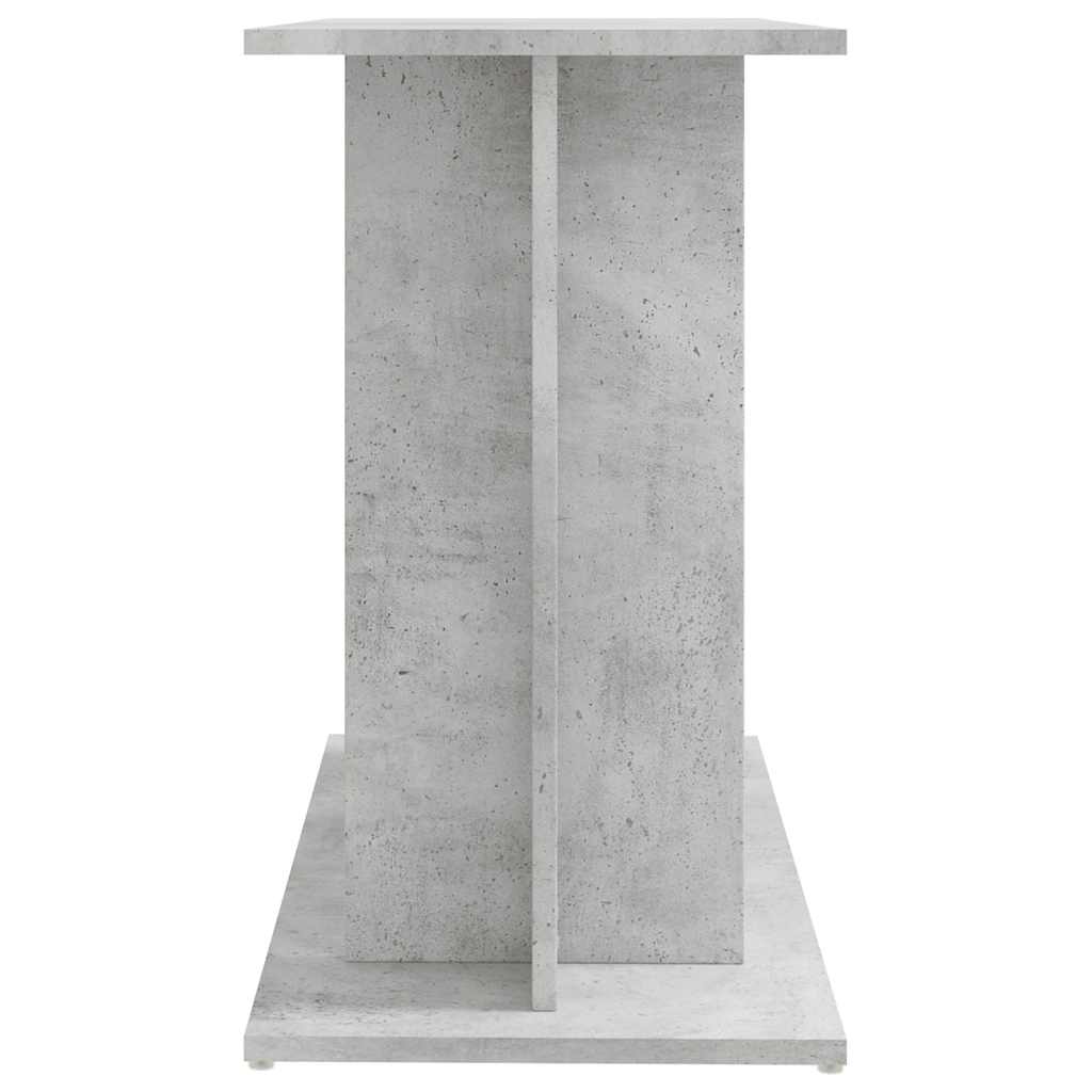 vidaXL Akvariestativ betong grå 80x35x60 cm konstruerat trä