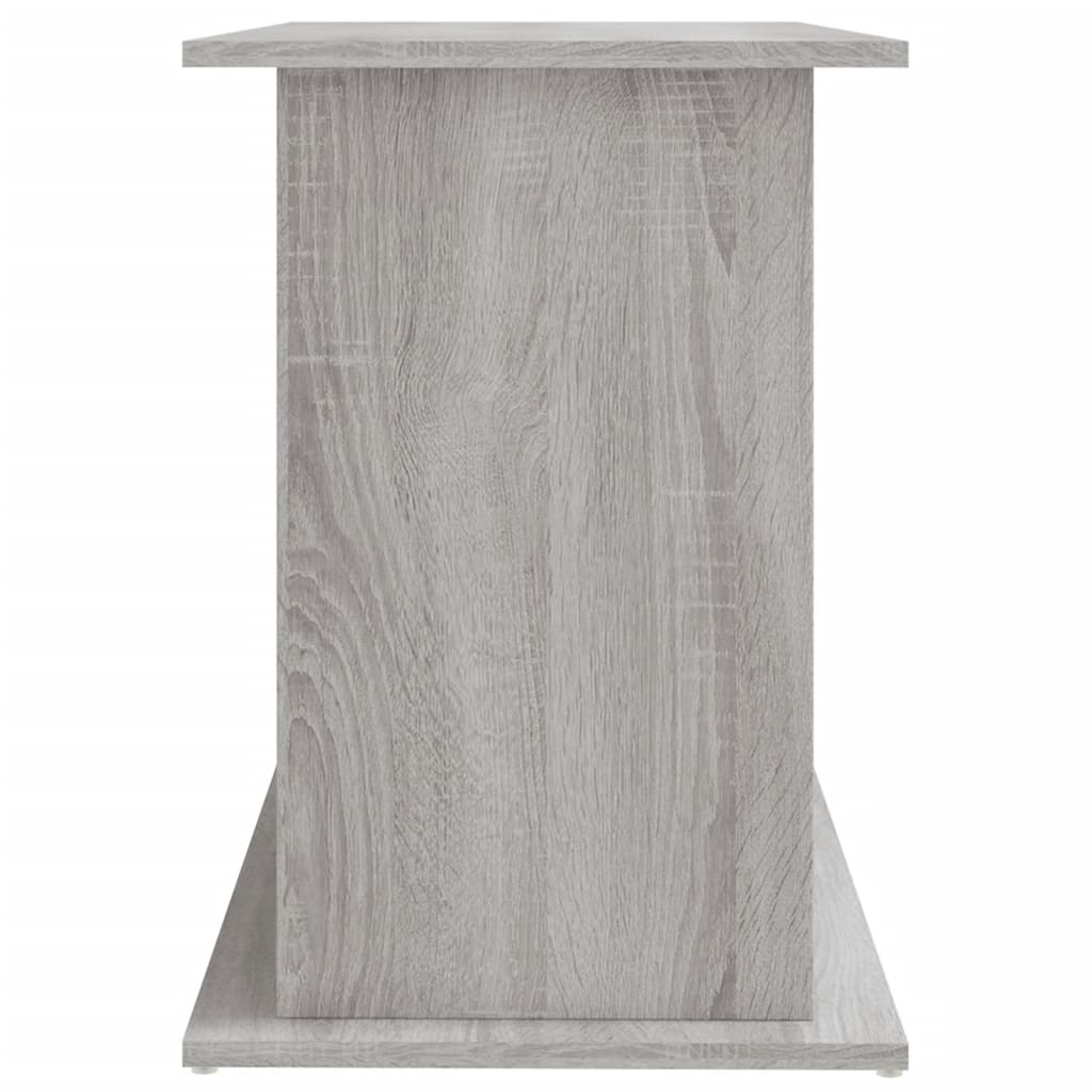 vidaXL Akvariebänk grå sonoma 101x41x58 cm konstruerat trä