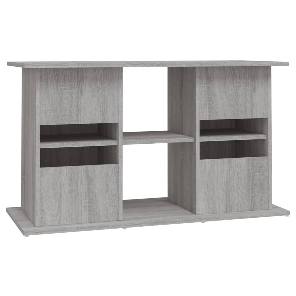 vidaXL Akvariebänk grå sonoma 101x41x58 cm konstruerat trä